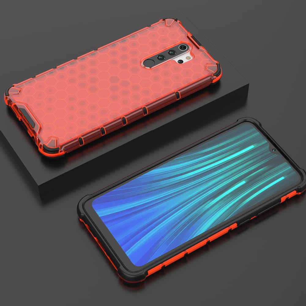 Xiaomi Redmi Note 8 / Note 8 Pro Soft Case Rugged Armor Honeycomb