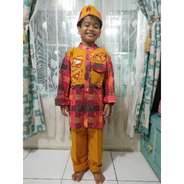 DISKON BAJU  MUSLIM  ANAK  LAKI LAKI MERK  KEKE  SIZE 9 