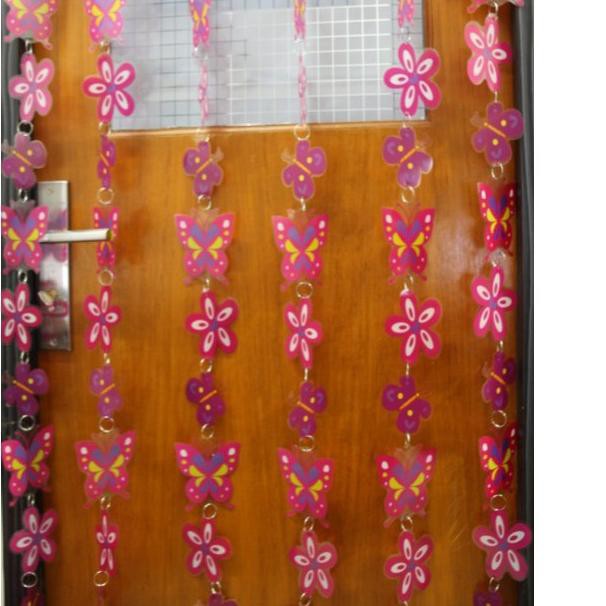 Terkini wd TIRAI PLASTIK PINTU JENDELA GORDEN KARAKTER MOTIF UNICORN/FLAMINGO/KUPU2/LUMBA2 DR L6E