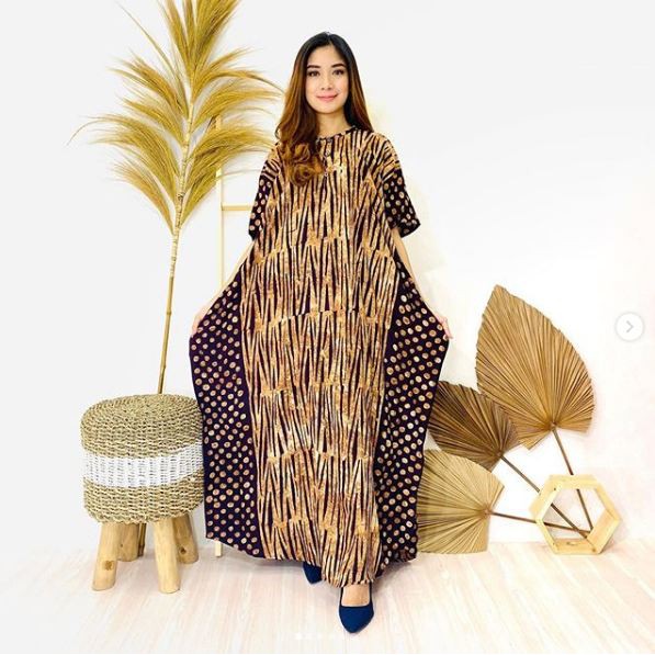 Longdress Cewek Model Kalong / Longdress Batik Murah / Longdress Batik Cantik
