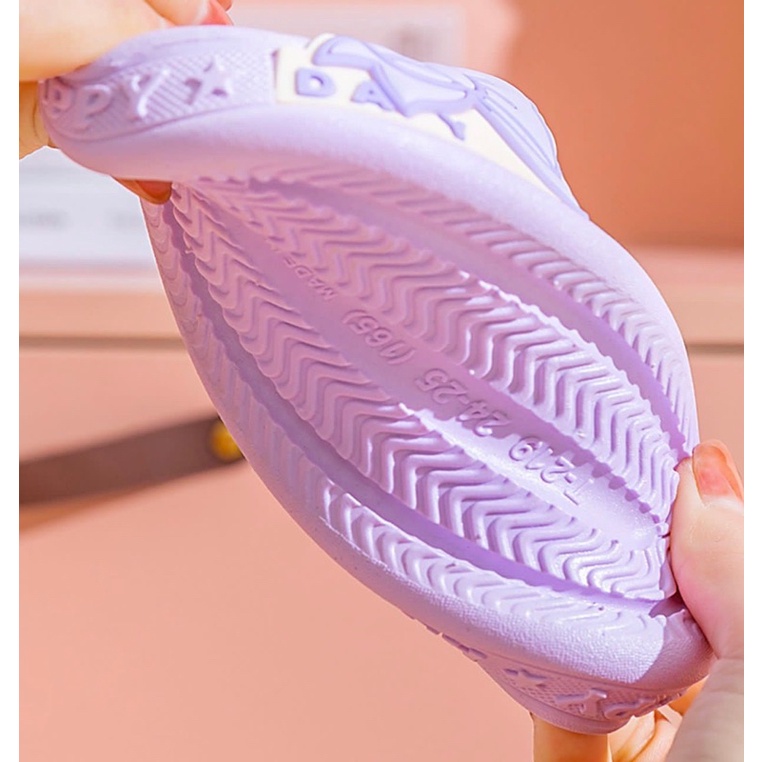 SANDAL SELOP WANITA SWEET PRINCESS STYLE / SANDAL JELLY IMPORT ANTI SLIP / SANDAL RUMAH TEBAL NYAMAN EMPUK JRW0122