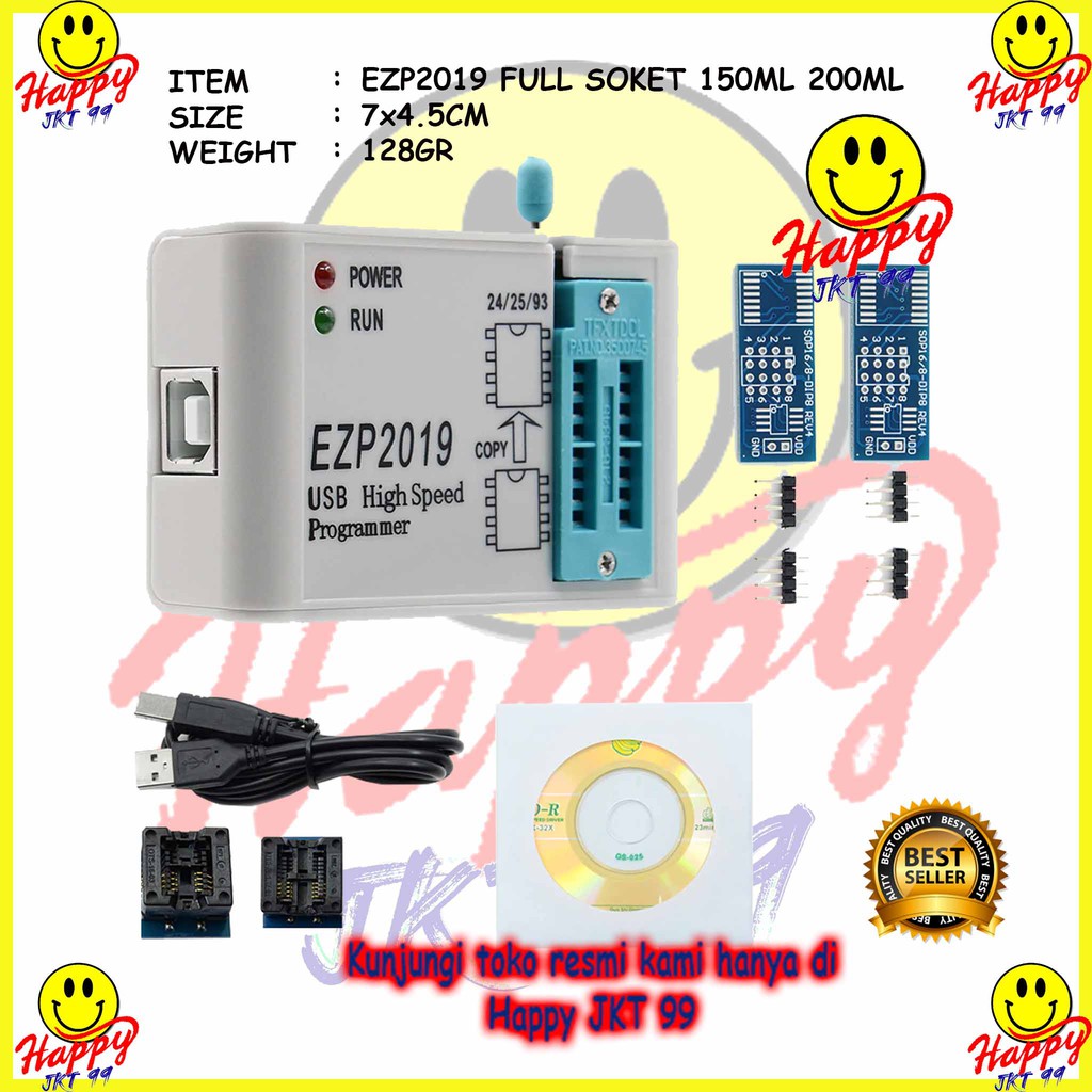 [ HAPPY JKT 99 ] ALAT FLASH BIOS EZP2019 EZP 2019 FULL SOCKET 150ML 200ML ORIGINAL