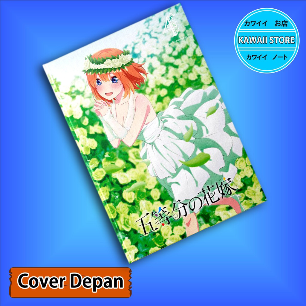 

Notebook / Pocket book Hard Cover Anime Go Toubun NAKANO YOTSUBA uk A5 & A6 / Notes Book