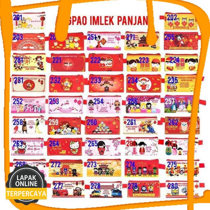 

Original Angpao Imlek Panjang Aneka Motif Dan Karakter Sincia Tahun Baru Imlek Barang Original