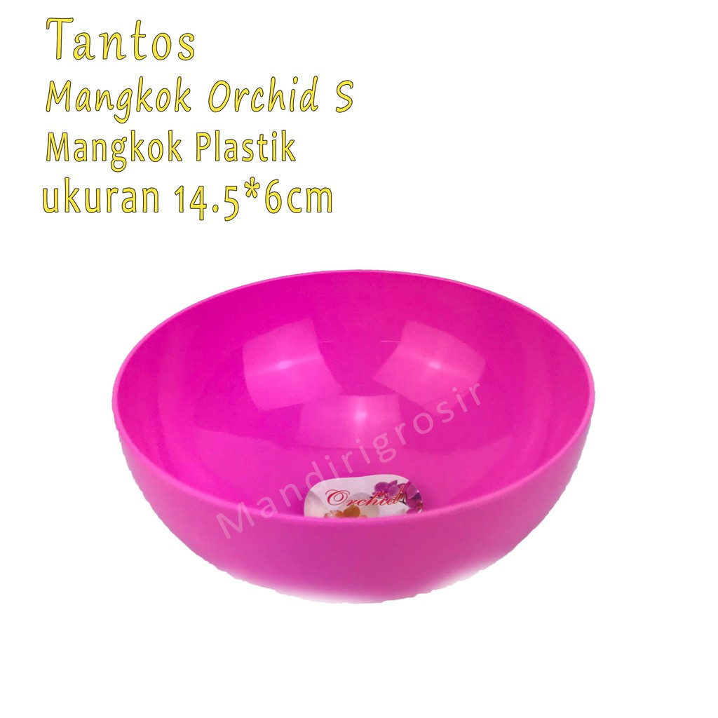 Mangkok plastik * Mangkok Orchid S * Pink *5158