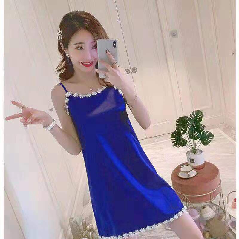 DASTER SATIN BRUKAT DEWASA / SEXY / SINGLET/ BAHAN SATIN IMPORT/ MOTIF AMORA ( DASTER )