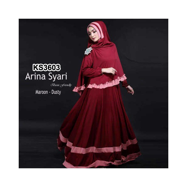 Dress Muslimah/Gamis/Arina Syar'i