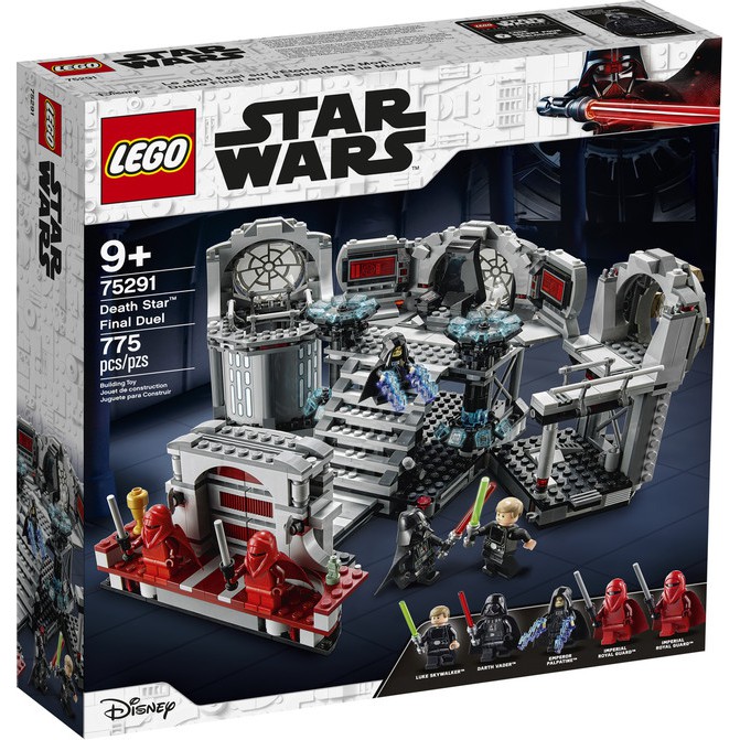 LEGO Star Wars 75291 Death Star Final Duel (775 Pieces) Mainan Anak Figur Tema Duel (9 Tahun +)