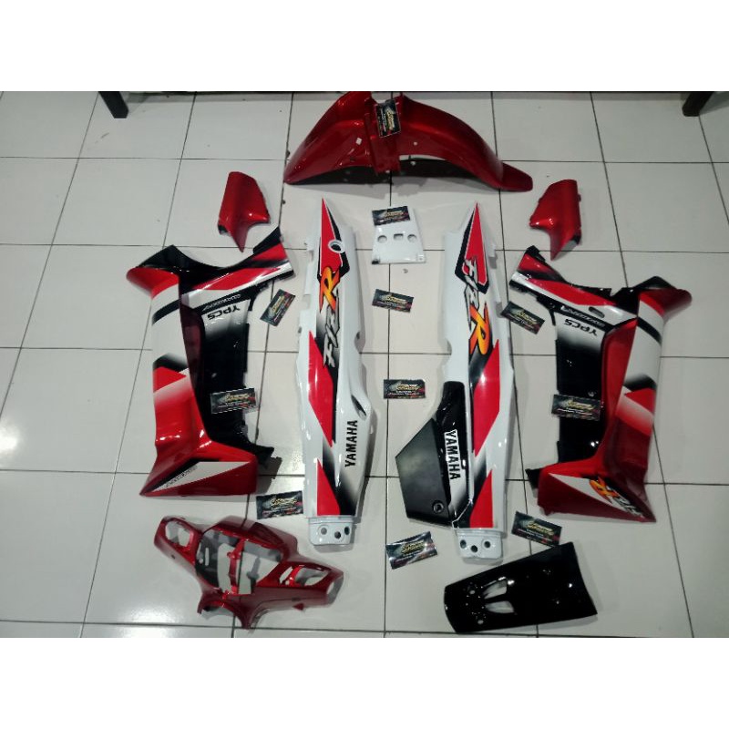 Cover Body Belakang Fiz r F1z r Full Set Halus Sporty Merah Maroon Fullset Halus Yamaha Fizr F1zr  S