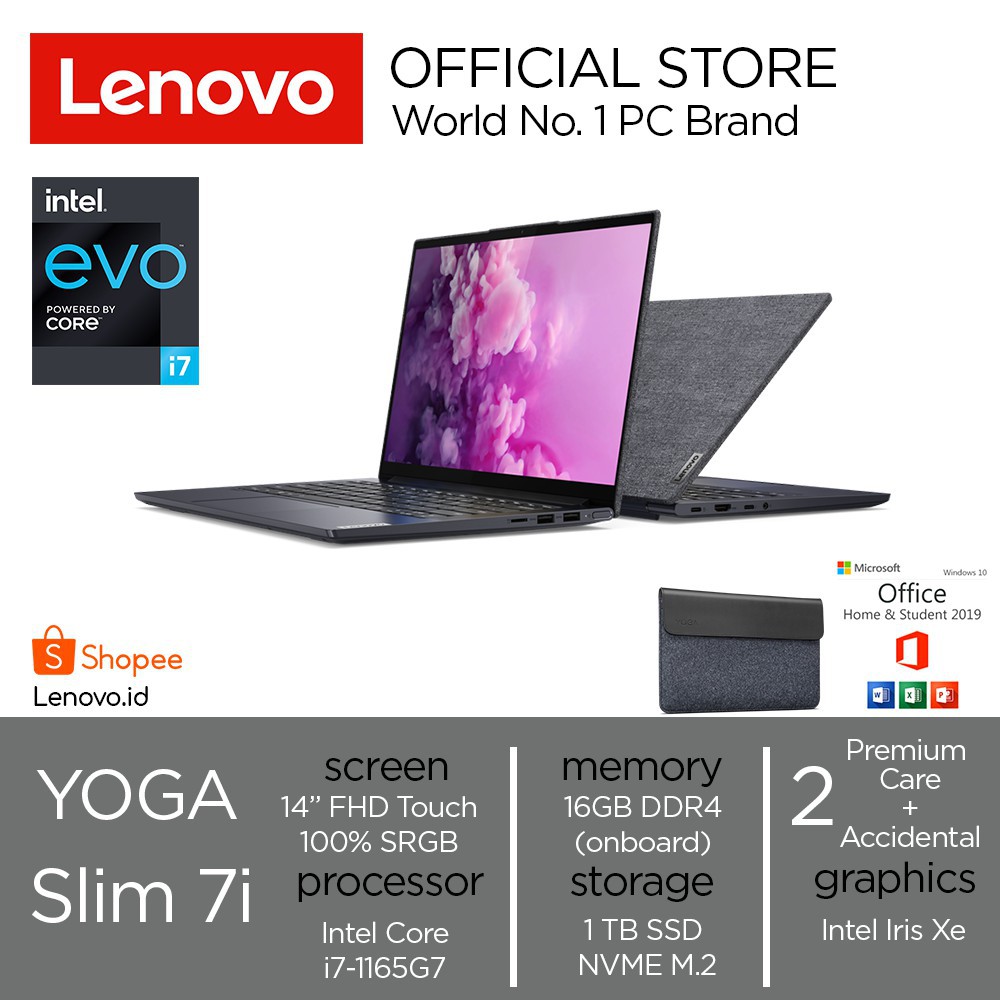 Lenovo YOGA Slim 7i 14ITL05 1BID i7 1165G7 Evo Win10 16GB