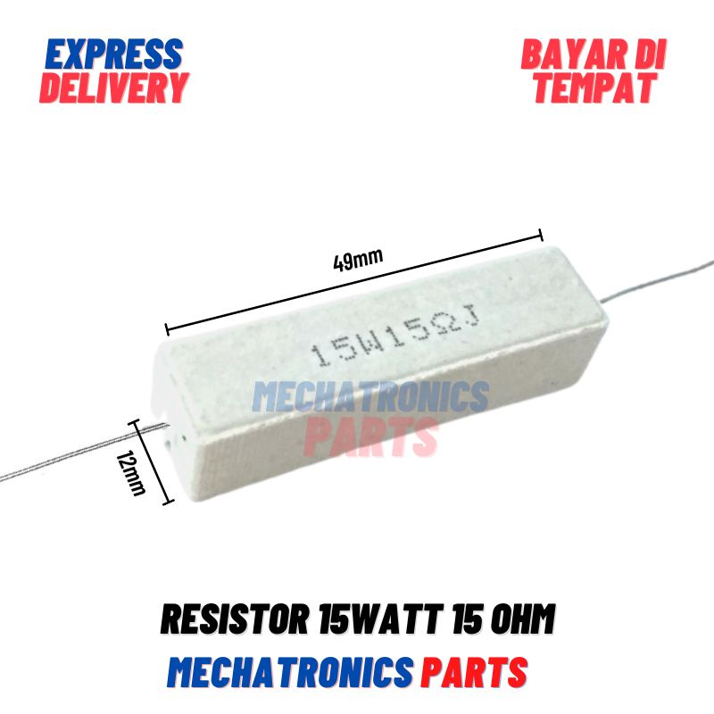 [PAS-9376] RESISTOR 15WATT 15OHM