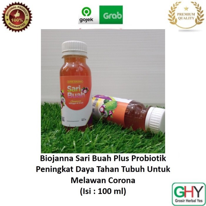 Biojanna Sari Buah Manggis Sirsak Penambah Nutrisi dan Imun Tubuh