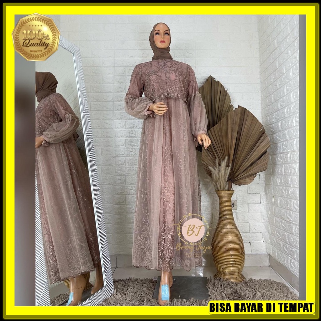 Hsna - Buju Dres Gamis Maxy Pakaian Dress Terbaru 2022 Fashion Bsju Ba Bjd - Gamis Wanita Maxi Dre G