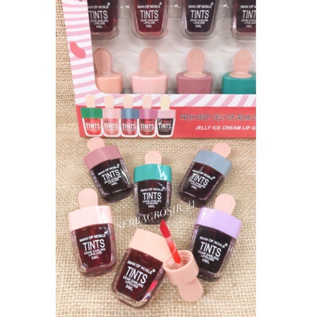 [12PCS] LIPTINT SWEET ICE CREAM IMAN OF NOBLE 7039