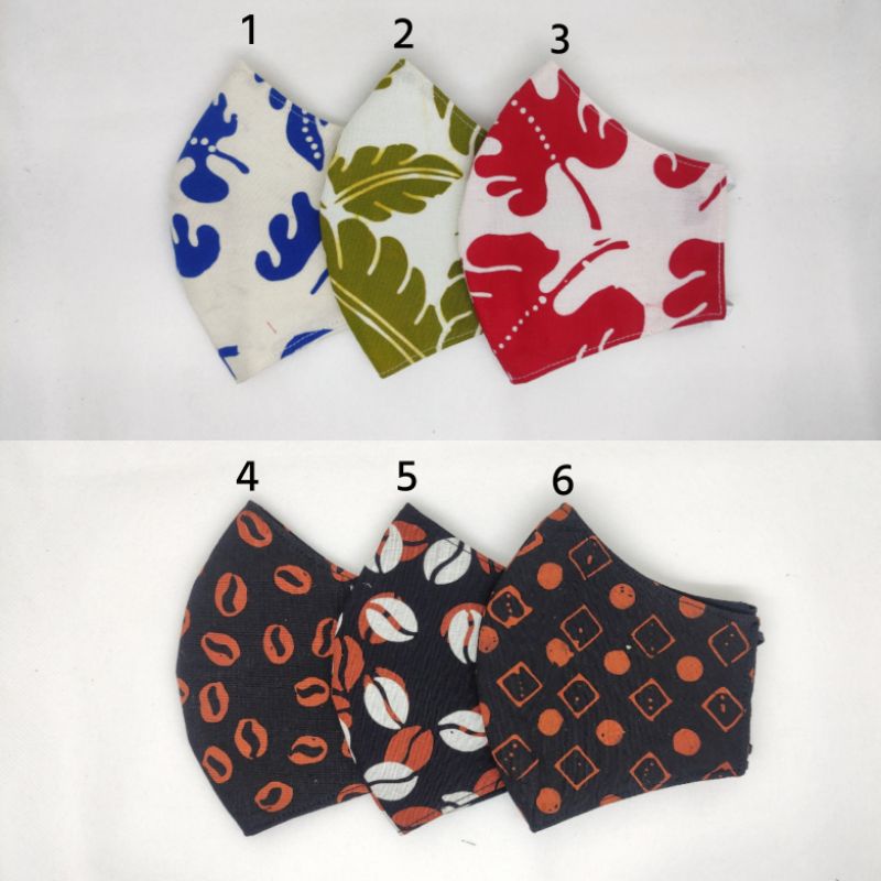 masker batik 3 lapis