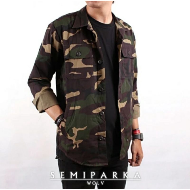 JAKET LORENG SEMI PARKA PRIA