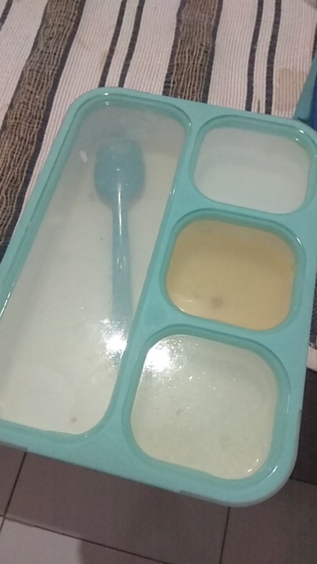 Lunch Box / Kotak Tempat Makan Sekat 4 Grids Leak Proof Bpa Free