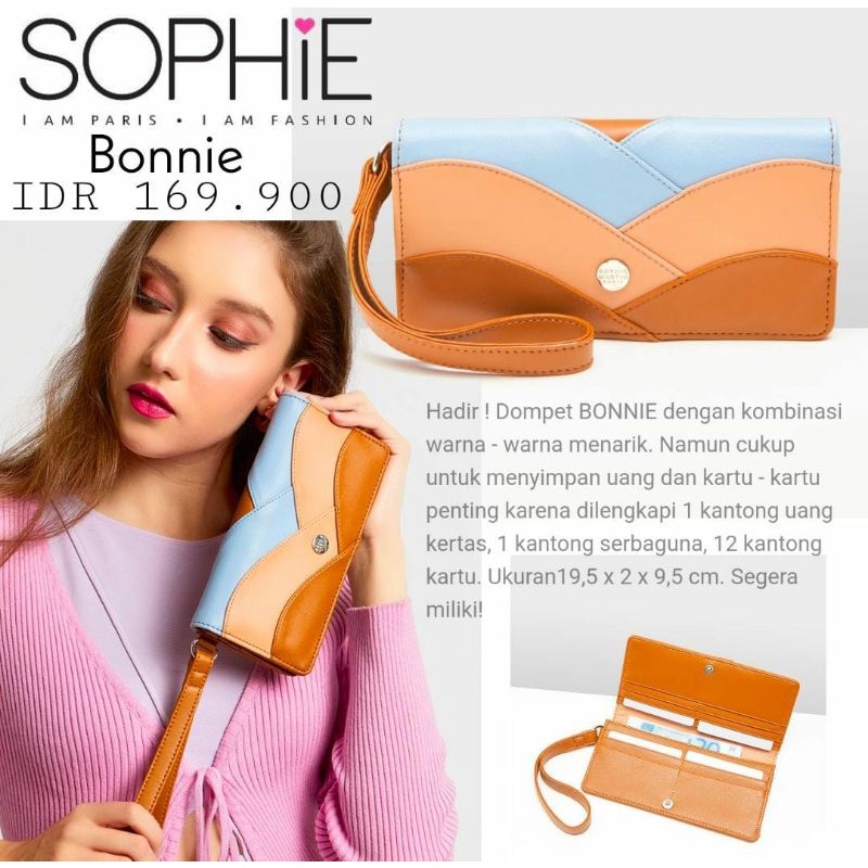 DOMPET WANITA BONNIE SOPHIE MARTIN PROMO shaqueena