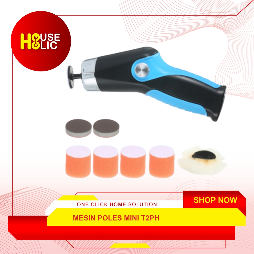 Mesin Poles Mini Cordless Mini Polisher / Pemoles Mini Wireless T2PH