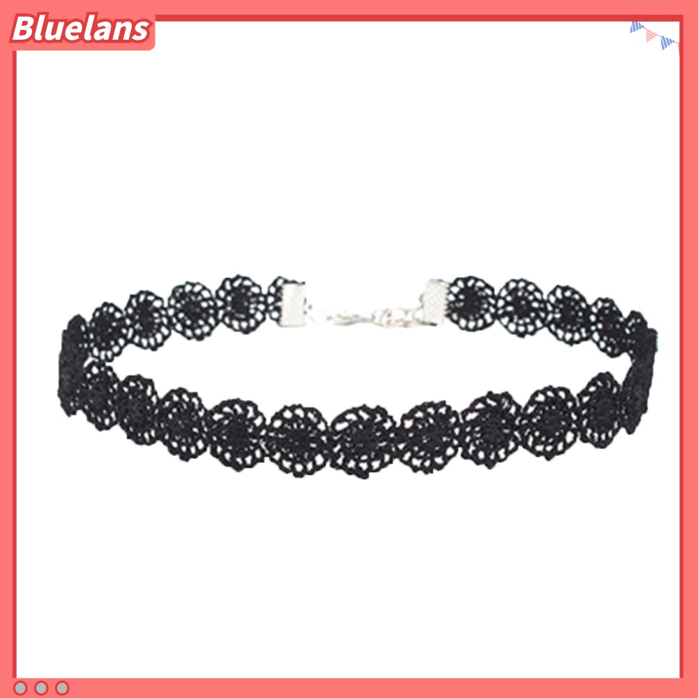 6 Pcs Kalung Choker Motif Bunga Untuk Wanita