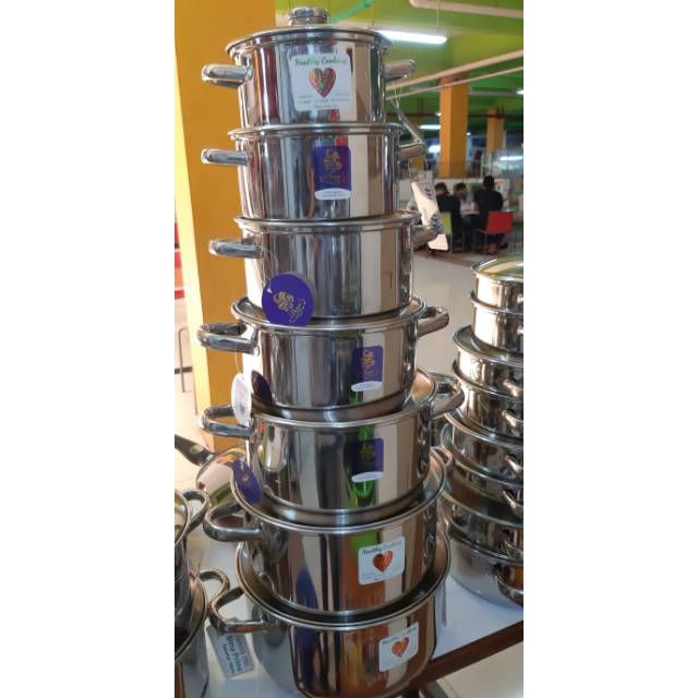 BIMA ORIGINAL Seri Prima Panci / saucepot Set isi 7 Set All Varian Size