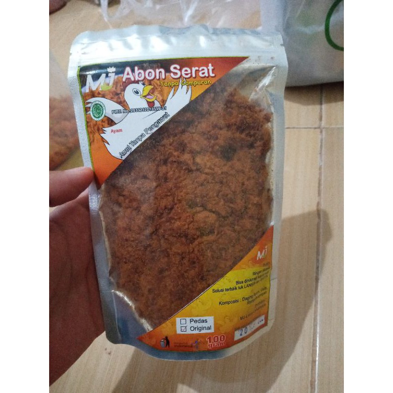 

abon ayam khas indramayu 100 gram enak nikmat tanpa campuran asli original berkualitas