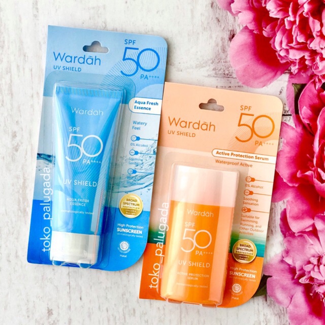 Wardah Uv Shield Spf 50++ Light Matte sun Stick 22g// Aqua fresh spf 50++ // Sunscren Gel Spf 30 Wardah