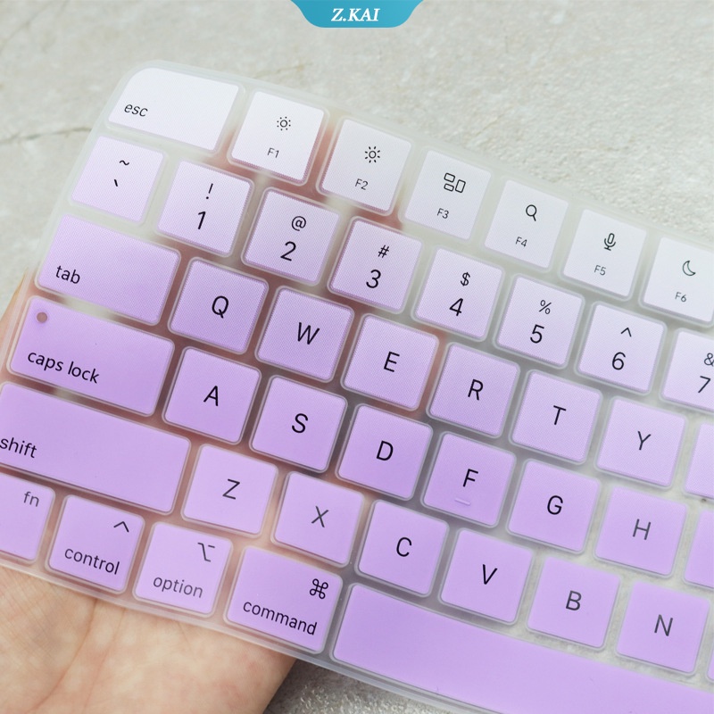 Pelindung Keyboard Komputer Desktop Bahan Silikon Tahan Debu Ukuran 14 Inch Untuk Mac A2449 2449 2021