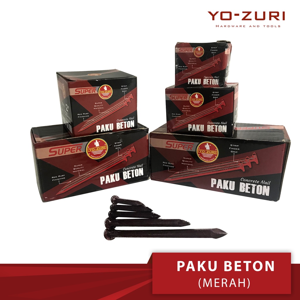 STSHARDWARE PAKU [[ YOZURI ]] / PAKU BETON / PAKU BETON MERAH / PAKU BETON YOZURI 1 - 4 INCH