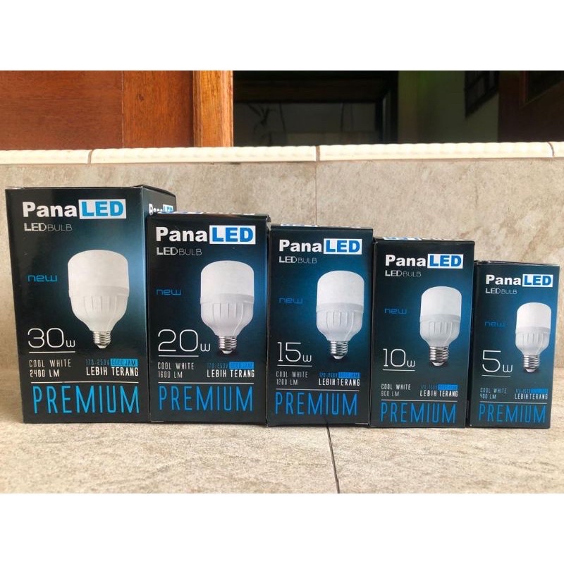 Lampu Bohlam Murah Led 5-40 Watt PANALED CAPSULE Cahaya Putih