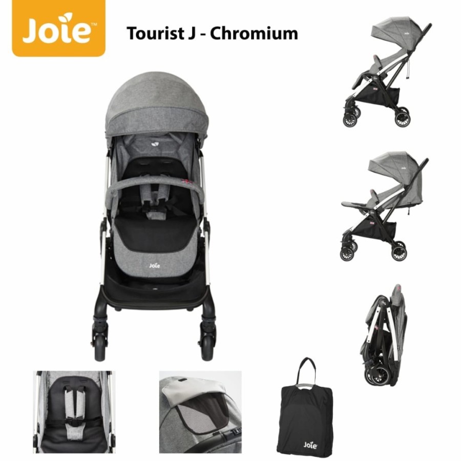 STROLLER JOIE TOURIST J CHROMIUM