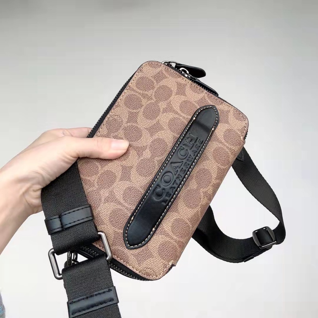 tas pria selempang CHARTER CROSSBODY IN SIGNATURE CANVAS 2610 3780 2609