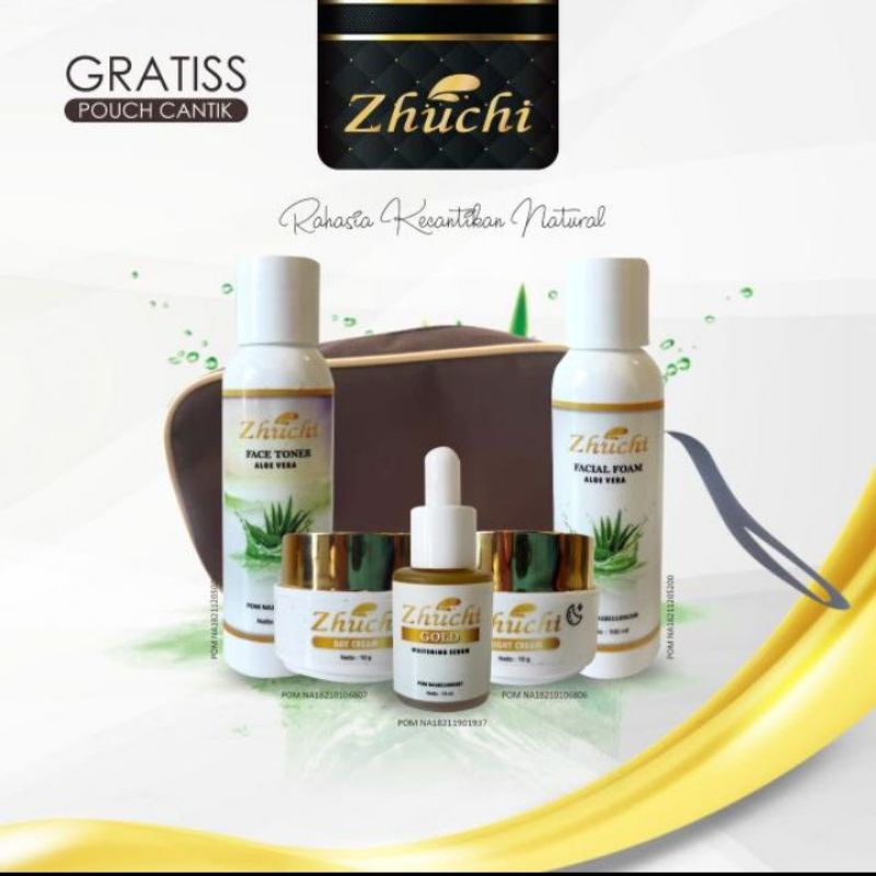 zhuchi Skincare cream boom cream murah free pouch cantik