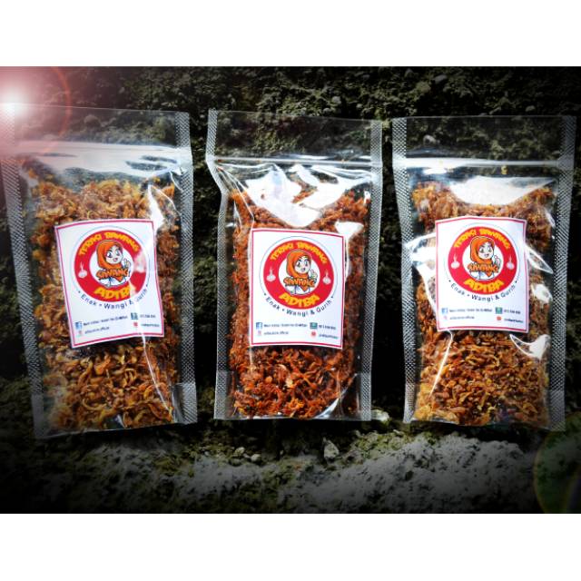 

TERLARIS/SIWANG ADIBA/TERASI BAWANG/BAWANG GORENG/PINDIA PUTRI SUTOYO/BAWANG MERAH BREBES PREMIUM OK