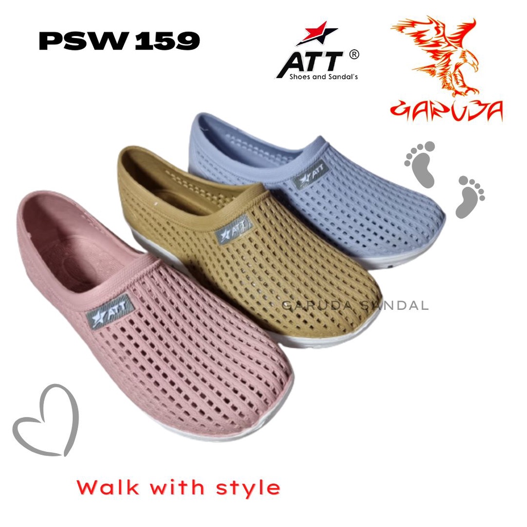 ATT PSW 159 SEPATU KARET WANITA SLIP ON
