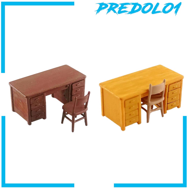 (Predolo1) 2pcs Miniatur Mobil Diorama Skala 1 / 64