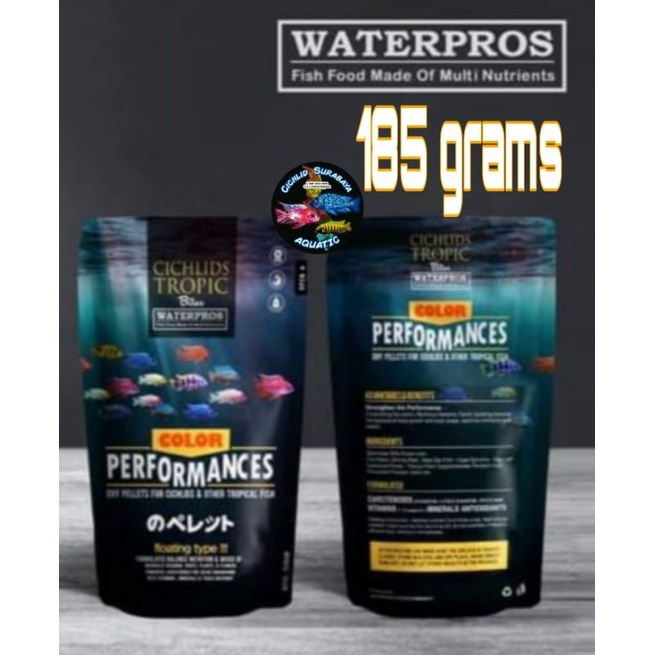 Pelet cichlid waterpros pump performance 185g