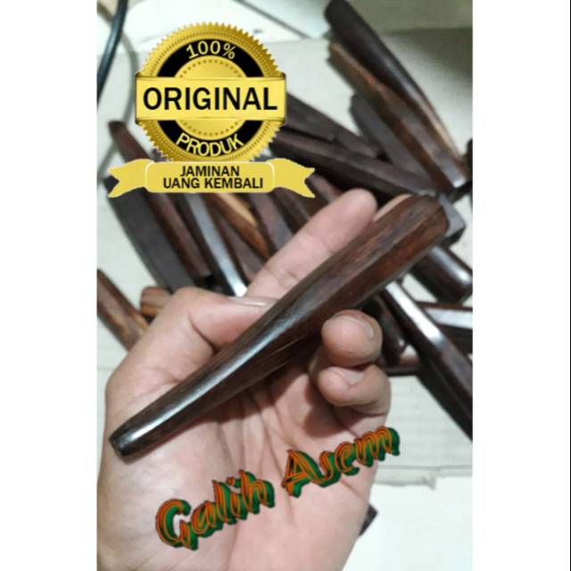 Pipa rokok galih asem bentuk diagonal grade C dan A 10cm