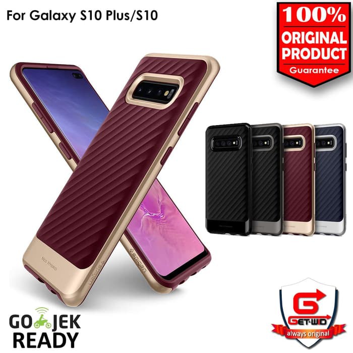 Hot Sale Case Galaxy S10 S10 Plus S10e Spigen Neo Hybrid Anti Drop Case - Black S10 Plus