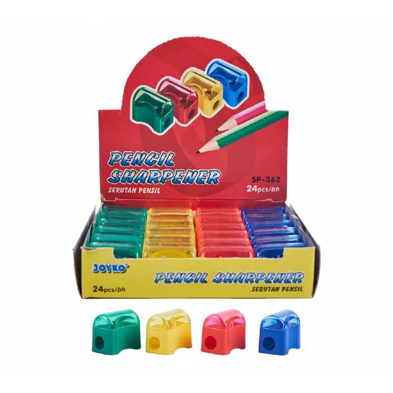 Rautan Serutan Pensil Joyko SP-362 Grosir (24 pcs)