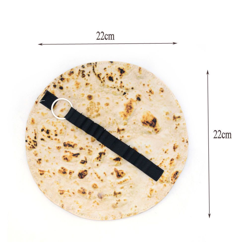 Sera Tempat Pensil Pancake Sederhana High-End Ceruk Patung Pasir Kreatif Lucu Burrito Siswa Tempat Pensil Siswa Sekolah Menengah Pertama Anak Laki-laki Tempat Pensil