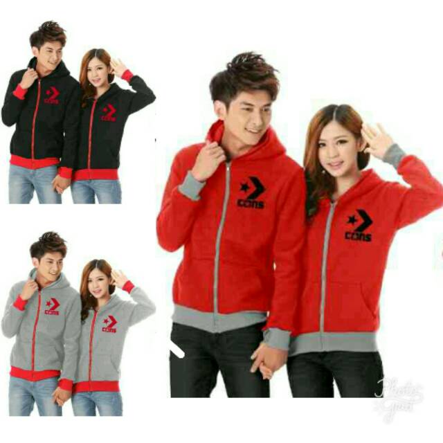 Jaket couple Converse baru pakaian Converse fashion pasangan Converse jaket Converse couple bagus