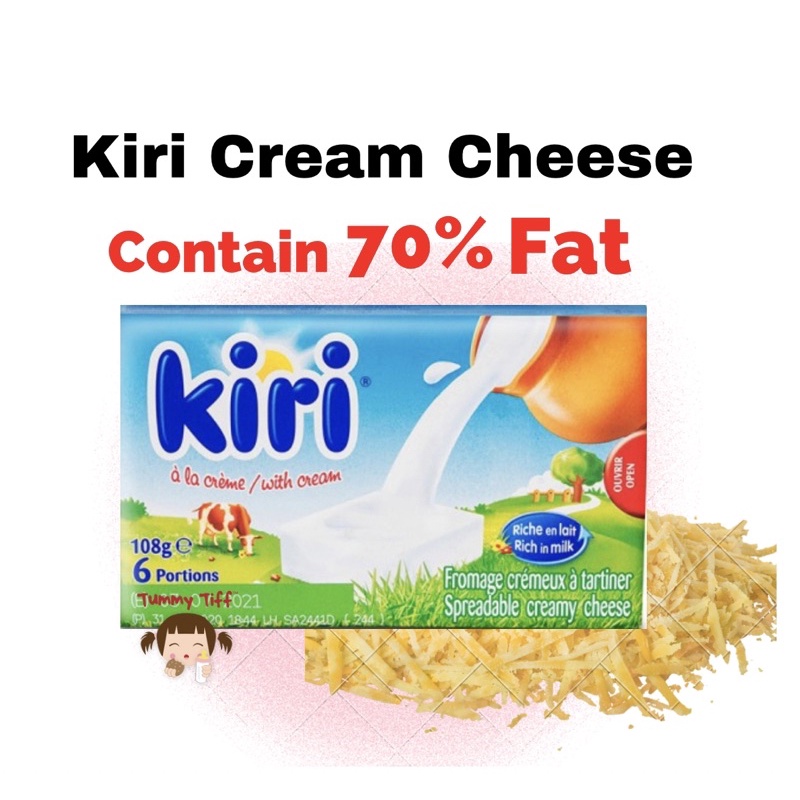 Keju Kiri Cream Cheese  108gr / Keju Kiri Mpasi bayi / Kiri Cream Cheese Mpasi bayi