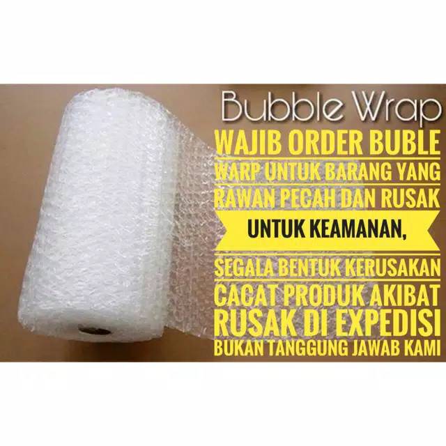 Buble Wrap dan kardus tambahan ekstra packing agar barang aman