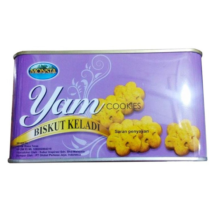 

Monsta Yam cookies biskuit keladi kaleng 700gr