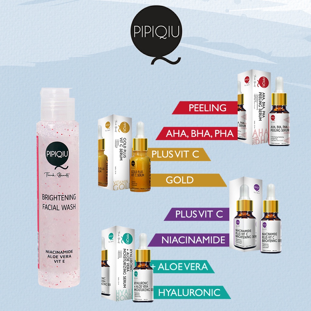 PIPIQUI FACIAL WASH / SABUN WAJAH + Niacinamide 100ML