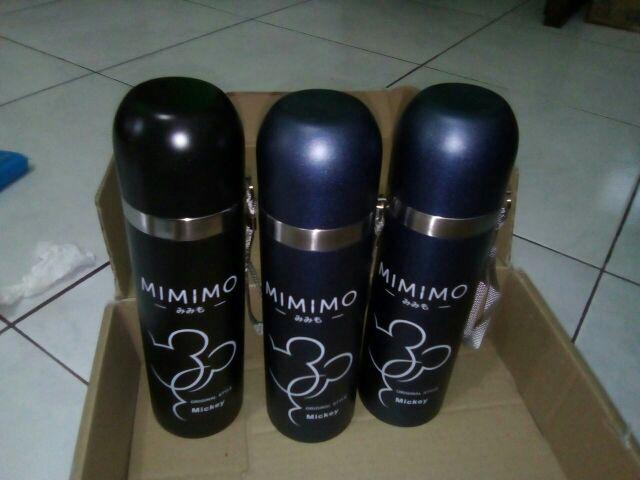 Botol Minum Thermos Mickey Mouse Stainless Steel 500ml