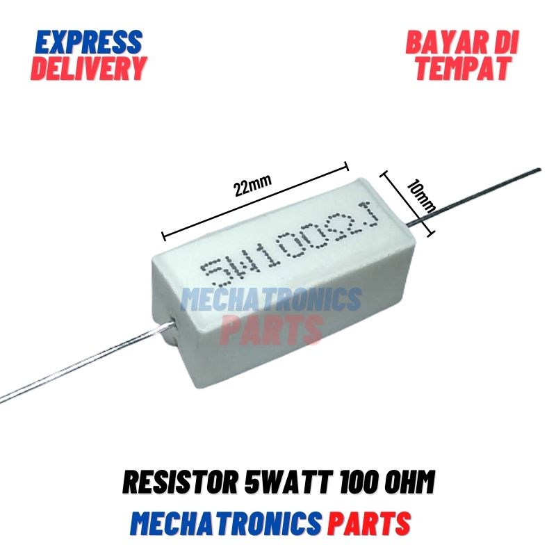 [PAS-9309] RESISTOR 5WATT 100OHM