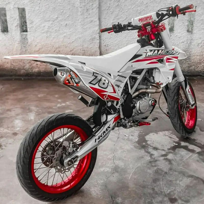 BSD DECAL STIKER MOTOR CRF/KLX BAHAN MAX DECAL COMBIMASI HOLOGRAM NAMA