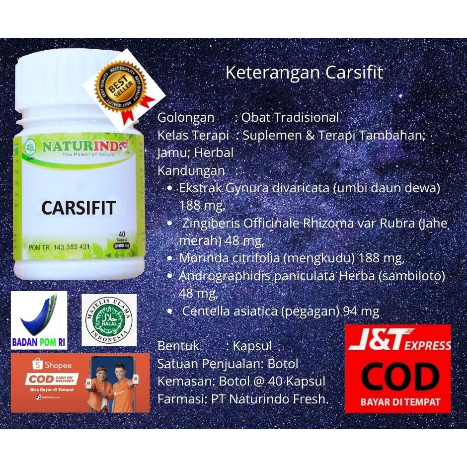Carsifit Naturindo Obat Herbal Stroke Ringan Obat Stroke Ampuh Struk Obat Stroke Obat Struk Ampuh-5